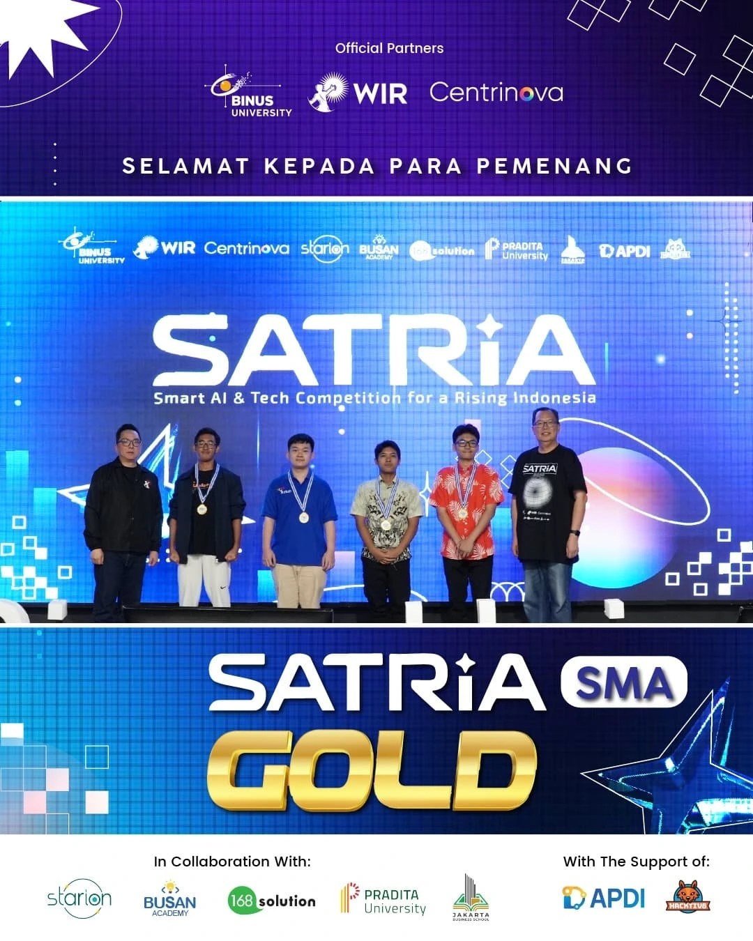Gold Medal - Senior High