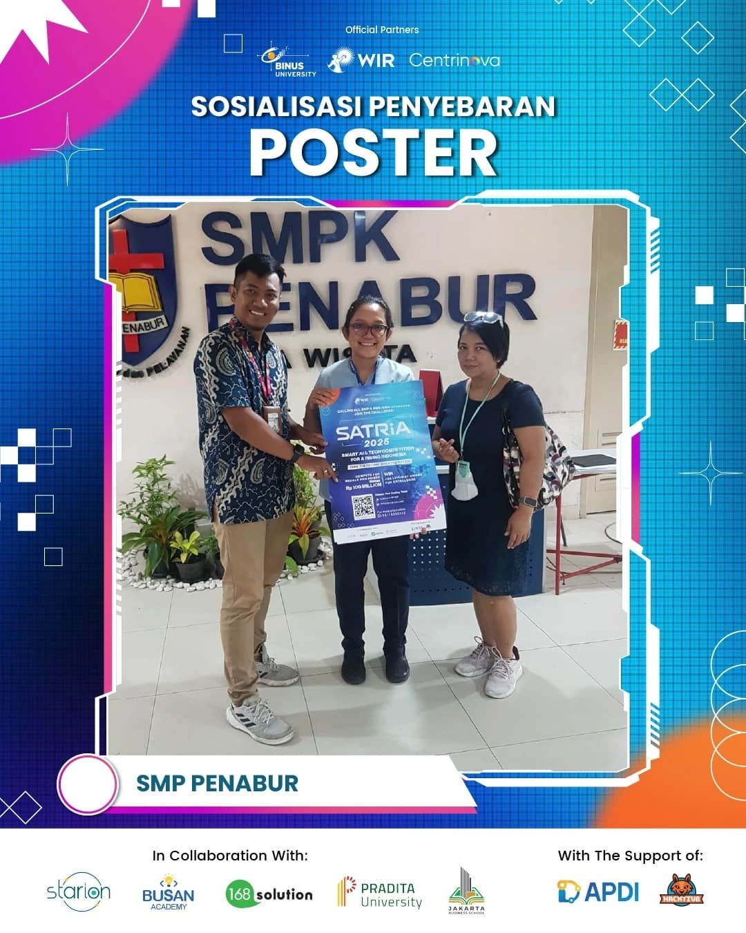 Poster Outreach Campaign at SMPK Penabur